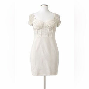 Windsor Off-The-Shoulder Dress -White - NWT